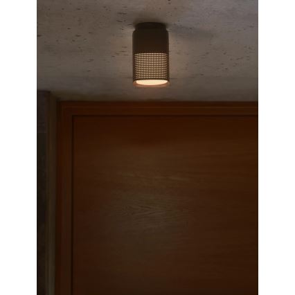 Nordlux - Spoljašnje plafonsko svetlo SIDARA 1xE27/15W/230V IP54 crna