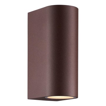 Nordlux - spoljašnje zidno svetlo DION 2xGU10/25W/230V IP44, boja rđe