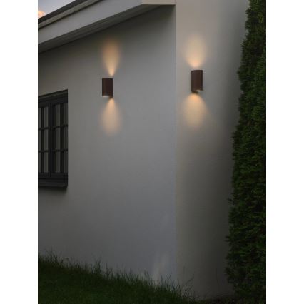 Nordlux - spoljašnje zidno svetlo DION 2xGU10/25W/230V IP44, boja rđe