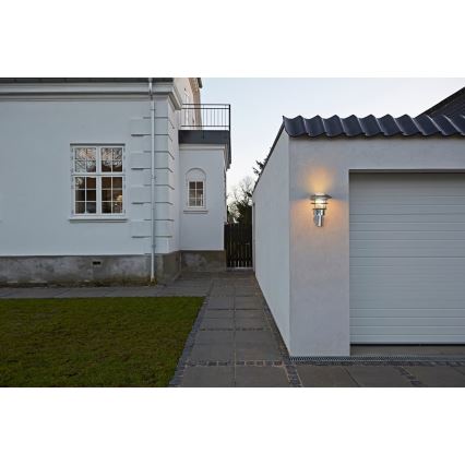 Nordlux - Spoljašnje zidno svetlo LONSTRUP 1xE27/60W/230V IP44 srebrno