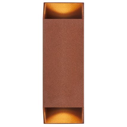 Nordlux - Spoljašnje zidno svetlo NICO 2xGU10/35W/230V IP54 braon