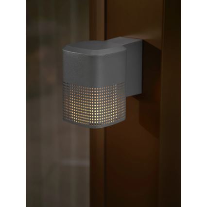 Nordlux - Spoljašnje zidno svetlo SIDARA 1xE27/15W/230V IP54 antracit