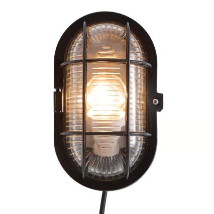 Nordlux - Spoljašnje zidno svetlo SKOTLAMPE 1xE27/60W/230V IP44 crno
