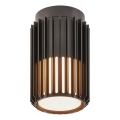 Nordlux - Spoljna plafonska lampa ALUDRA 1xE27/15W/230V prečnik 12,4 cm crna