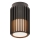 Nordlux - Spoljna plafonska lampa ALUDRA 1xE27/15W/230V prečnik 12,4 cm crna