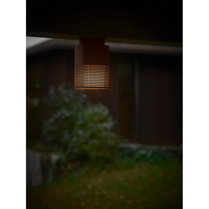 Nordlux - Spoljna plafonska svetiljka SIDARA 1xE27/15W/230V IP54 braon