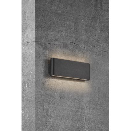 Nordlux - spoljna zidna LED svetiljka KINVER LED/10W/230V IP54 crna
