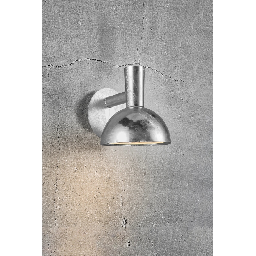 Nordlux - Spoljna zidna svetiljka ARKI 1xE27/20W/230V IP54 srebrna