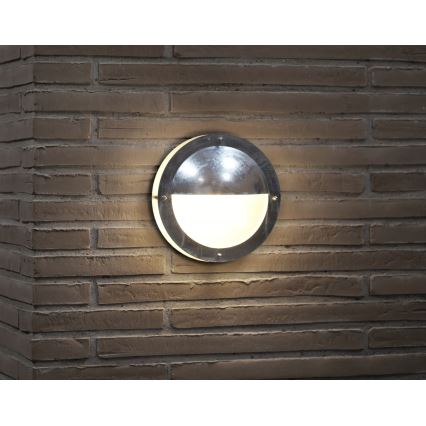 Nordlux - Spoljna zidna svetiljka MALTA 1xE27/60W/230V IP54 srebrna