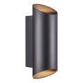 Nordlux - Spoljna zidna svetiljka NICO 2xGU10/35W/230V IP54 crna