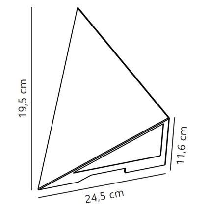 Nordlux - Spoljašnje zidno svetlo KONIT 1xGU10/10W/230V IP44 crno