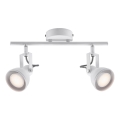 Nordlux - Spot svetiljka ASLAK 2xGU10/35W/230V bela
