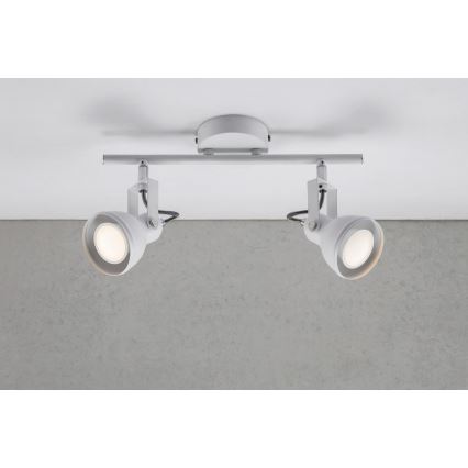 Nordlux - Spot svetiljka ASLAK 2xGU10/35W/230V bela