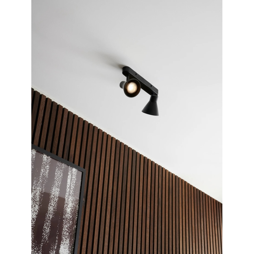 Nordlux - Spot svetiljka EIK 2xGU10/35W/230V crna