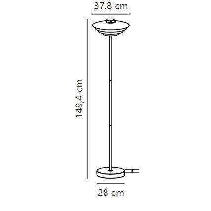 Nordlux - Stojeća lampa BRETAGNE 1xG9/25W/230V bela