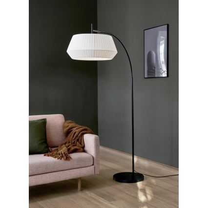 Nordlux - Stojeća lampa DICTE 1xE27/60W/230V crna/bela