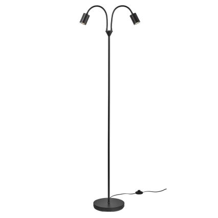 Nordlux - Stojeća lampa EXPLORE 2xGU10/7W/230V crna