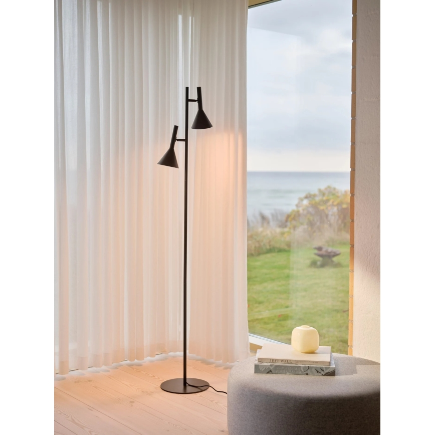 Nordlux - Stojeća lampa KELVIS 2xGU10/12W/230V crna