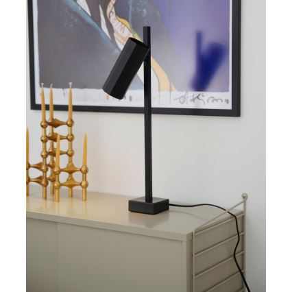 Nordlux - Stona lampa ALANIS 1xGU10/15W/230V crna
