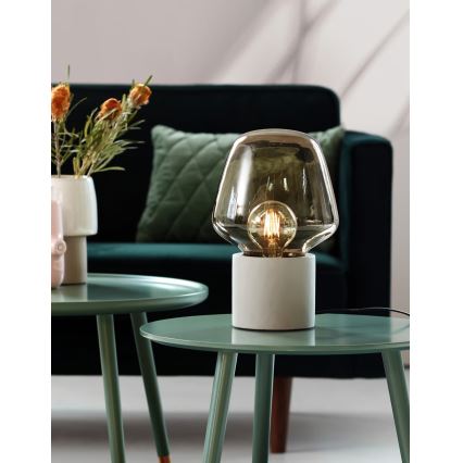 Nordlux - Stona lampa CHRISTINA 1xE27/25W/230V beton/crna