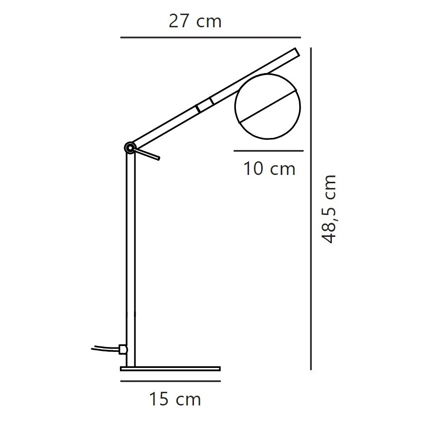 Nordlux - Stona lampa CONTINA 1xG9/5W/230V crna