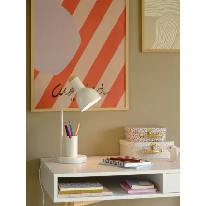 Nordlux - Stona lampa DEVONE 1xE27/15W/230V bela