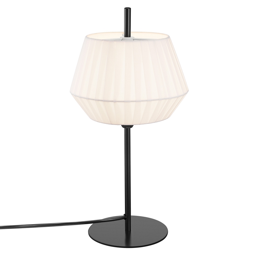 Nordlux - Stona lampa DICTE 1xE14/40W/230V bela/crna