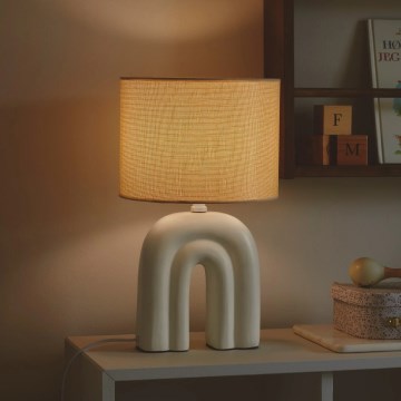 Nordlux - Stona lampa HAZE 1xE27/40W/230V bež
