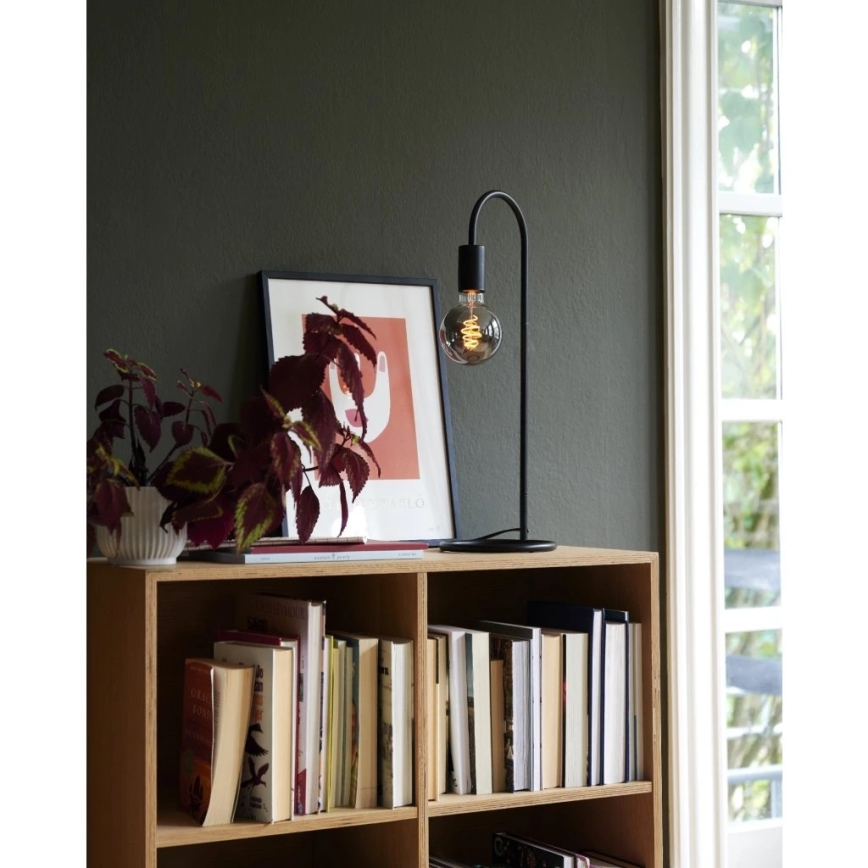 Nordlux - Stona lampa PACO 1xE27/25W/230V crna