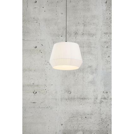 Nordlux - Viseći luster DICTE na sajli 1xE27/60W/230V, prečnik 40 cm, beo