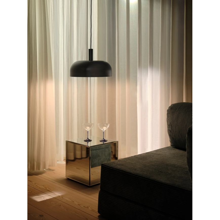 Nordlux - Viseći luster na kablu SANDRO 1xE27/15W/230V prečnika 40 cm crne boje