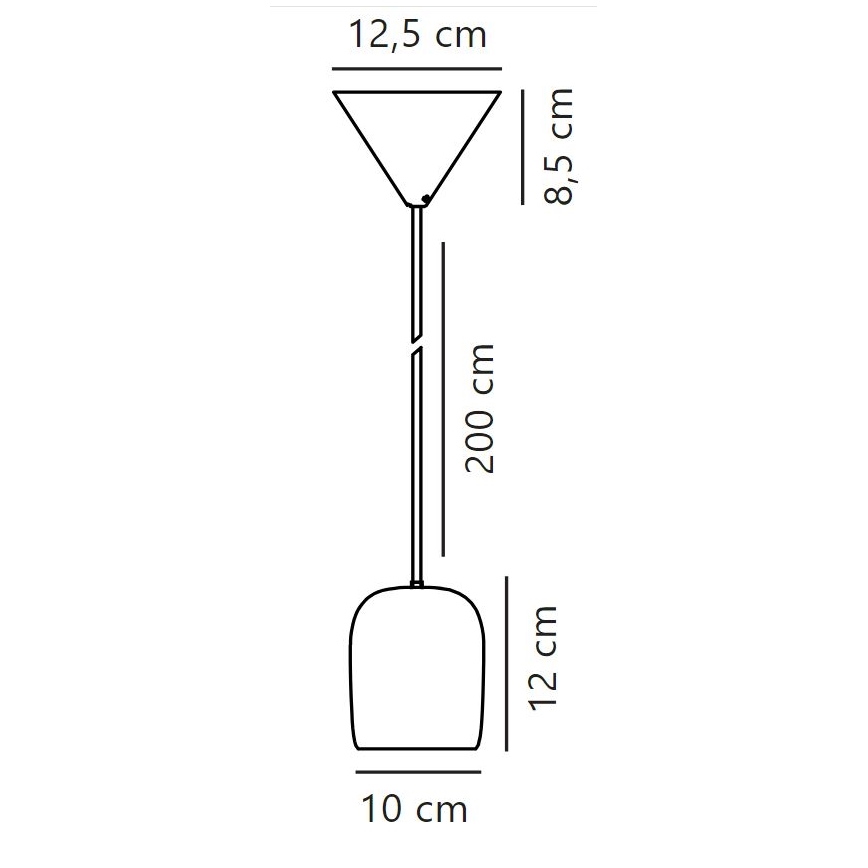 Nordlux - visilica NOTTI na sajli, 1x E27/25W/230V, zelena