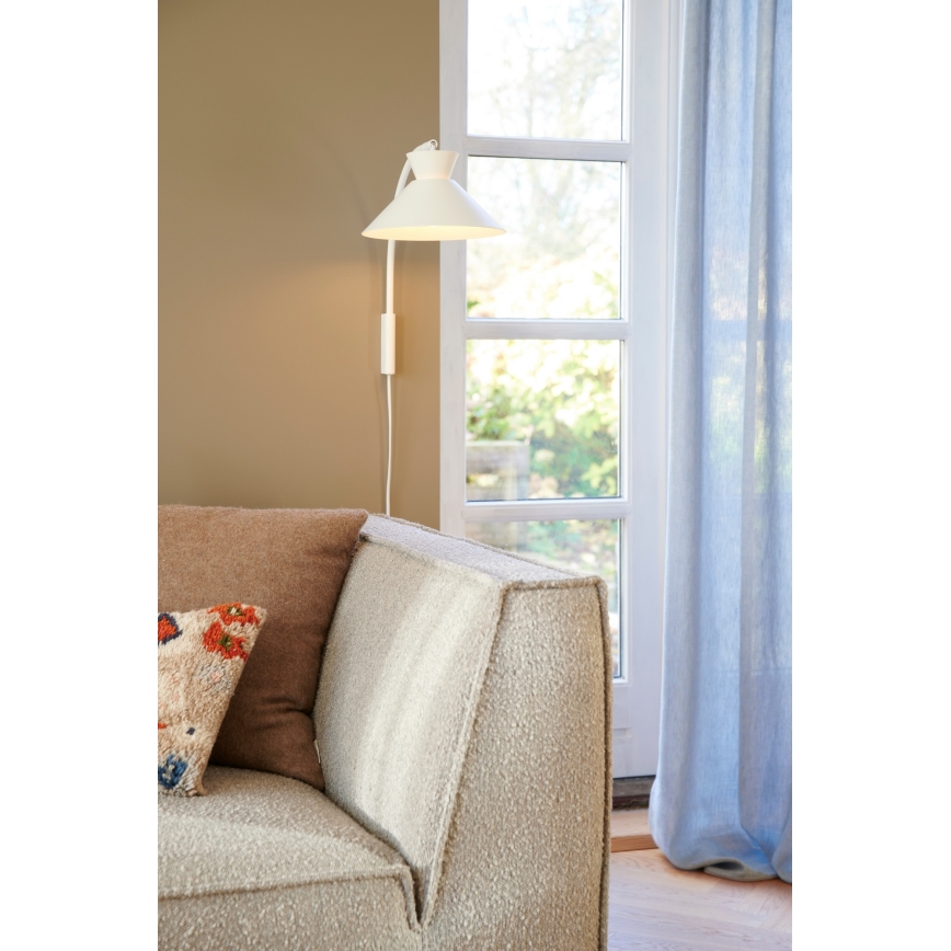 Nordlux - Zidna lampa DIAL 1xE27/40W/230V bela