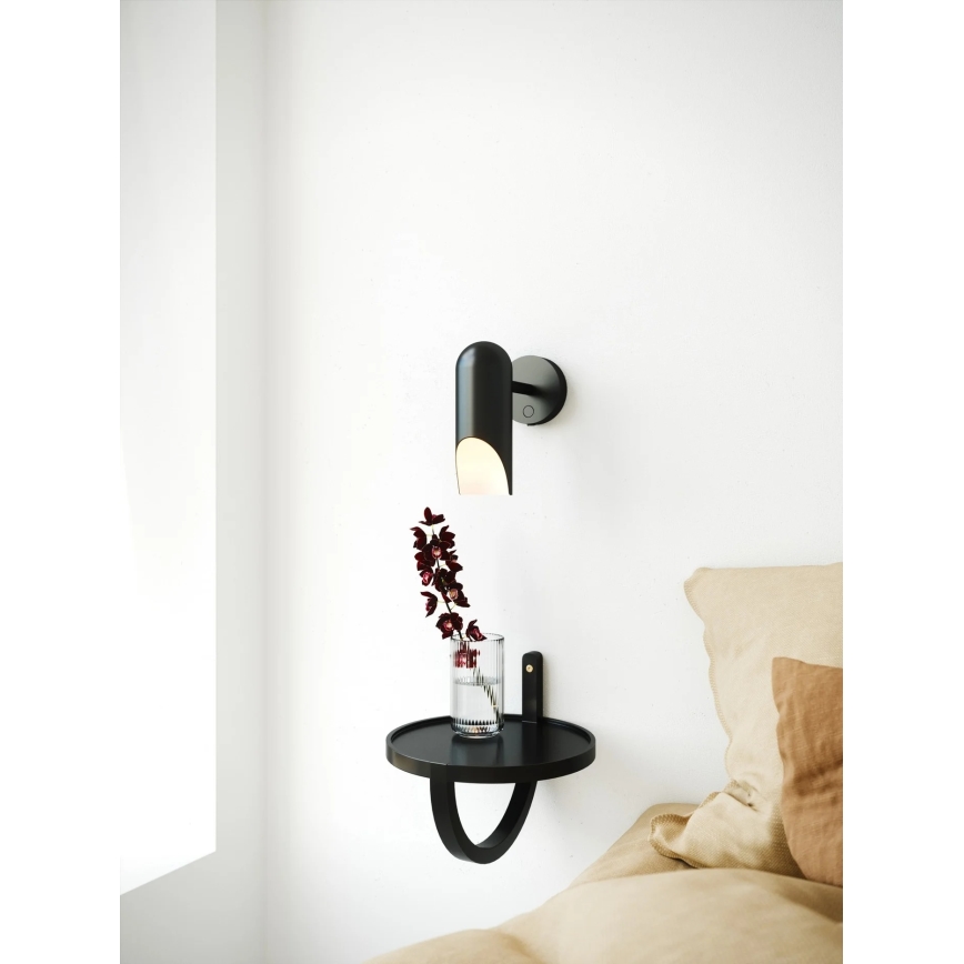 Nordlux - Zidna lampa ROCHELLE 1xGU10/8W/230V crna