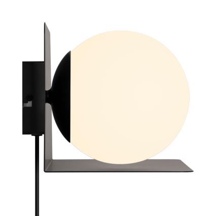 Nordlux - Zidno svetlo sa policom LILIBETH 1xE14/25W/230V crno