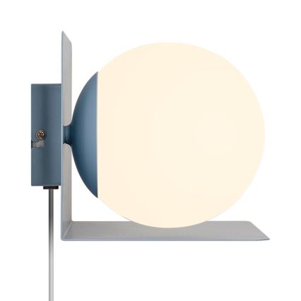 Nordlux - Zidno svetlo sa policom LILIBETH 1xE14/25W/230V plavo