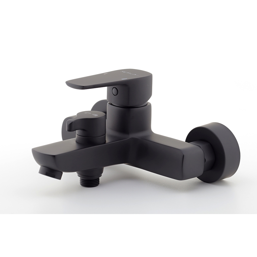 Novaservis - Baterija za kadu METALIA, mat crna