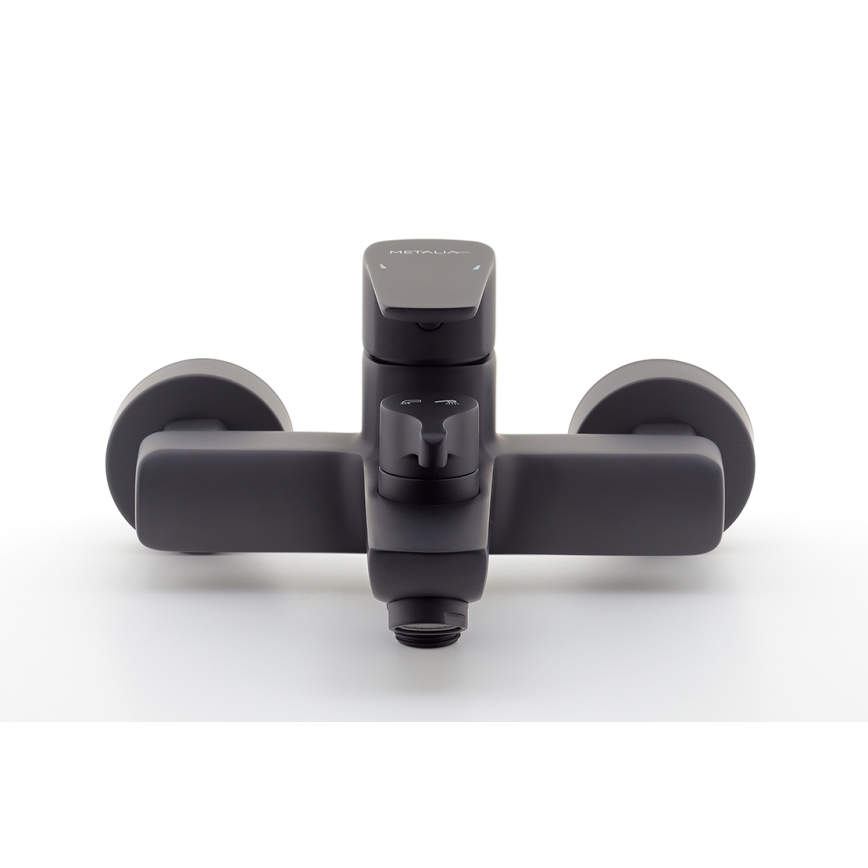 Novaservis - Baterija za kadu METALIA, mat crna