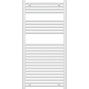 Novaservis - Kupatilski merdevinasti radijator 644W/230V 120x60 cm, beli, ravan