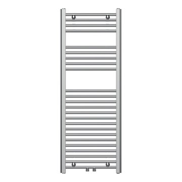 Novaservis - Kupatilski merdevinski radijator 318W/230V 120x45 cm sjajni hrom ravan