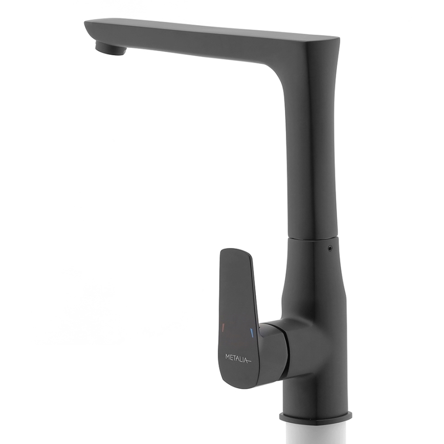 Novaservis - Slavina za sudoperu METALIA mat crna