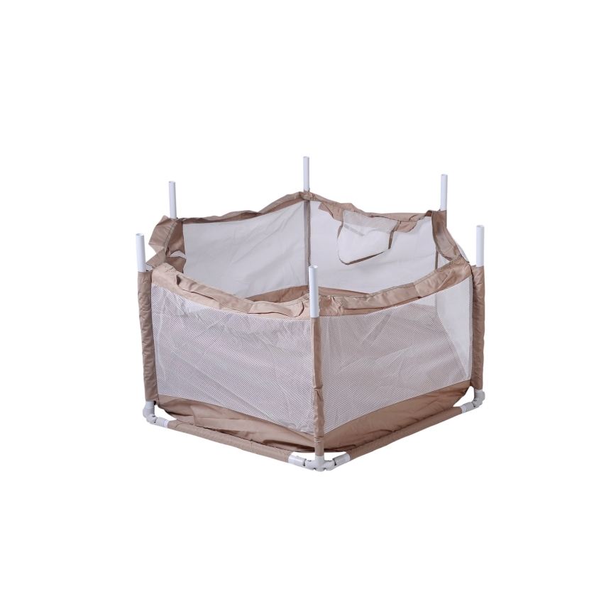 Ograda za igru 120 cm braon