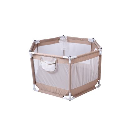 Ograda za igru 120 cm braon