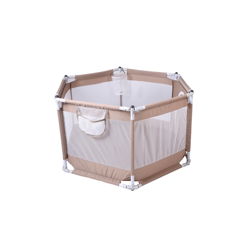 Ograda za igru 120 cm braon