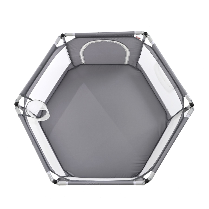 Ogradica za igru 120 cm siva