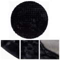 Okrugli tepih RABBIT BUBBLE 160 cm, crne boje