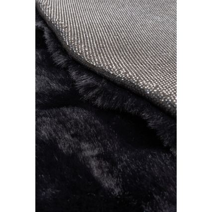 Okrugli tepih RABBIT BUBBLE 160 cm, crne boje