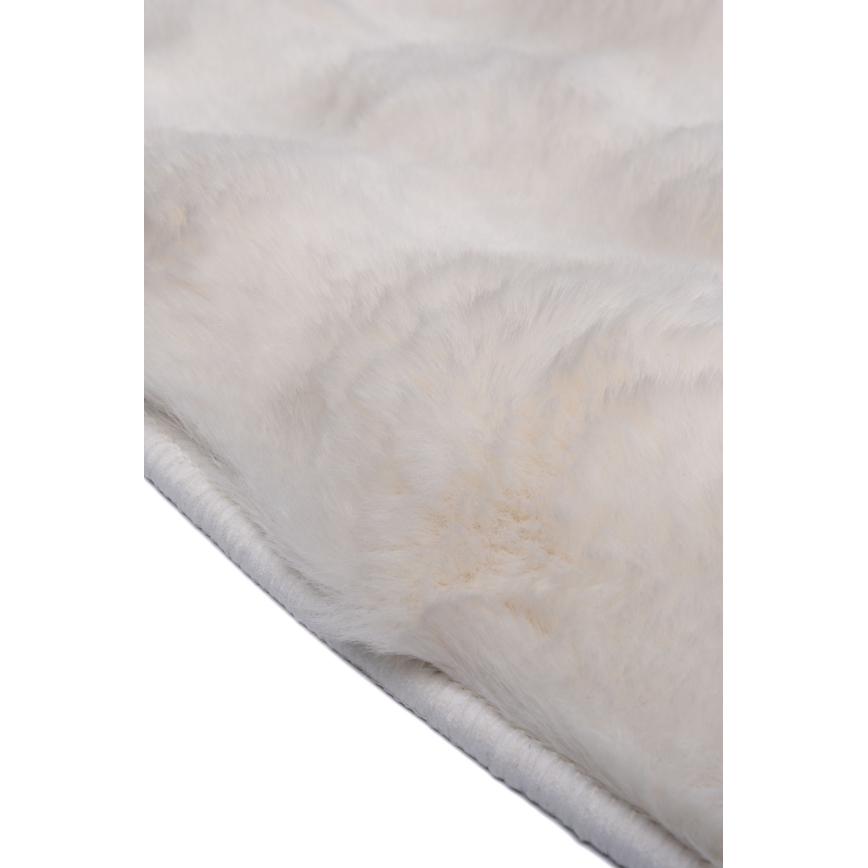 Okrugli tepih RABBIT BUBBLE 160 cm krem boje