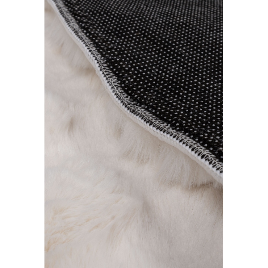 Okrugli tepih RABBIT BUBBLE 160 cm krem boje