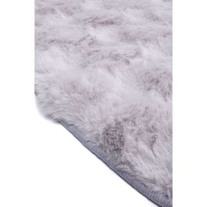 Okrugli tepih RABBIT BUBBLE 160 cm siva